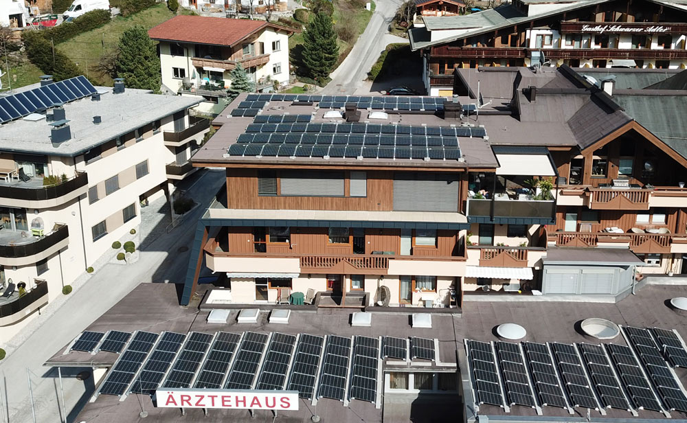 Aerztehaus Ramsau Photovoltaik Anlage