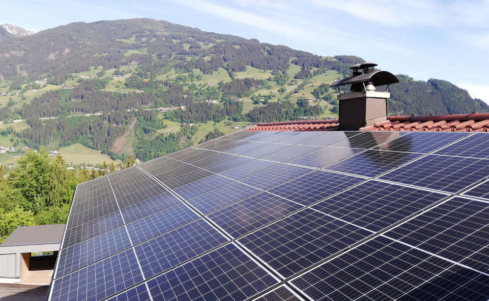 Wohnhaus Gerlosberg 10kWp PV + 2x3kW Heizstabsteuerung