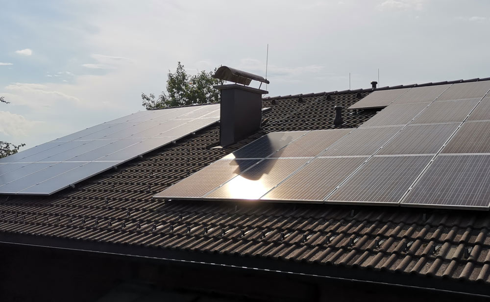 Wohnhaus Henndorf Wallersee PV 7kW + Batteriespeicher 15kWh