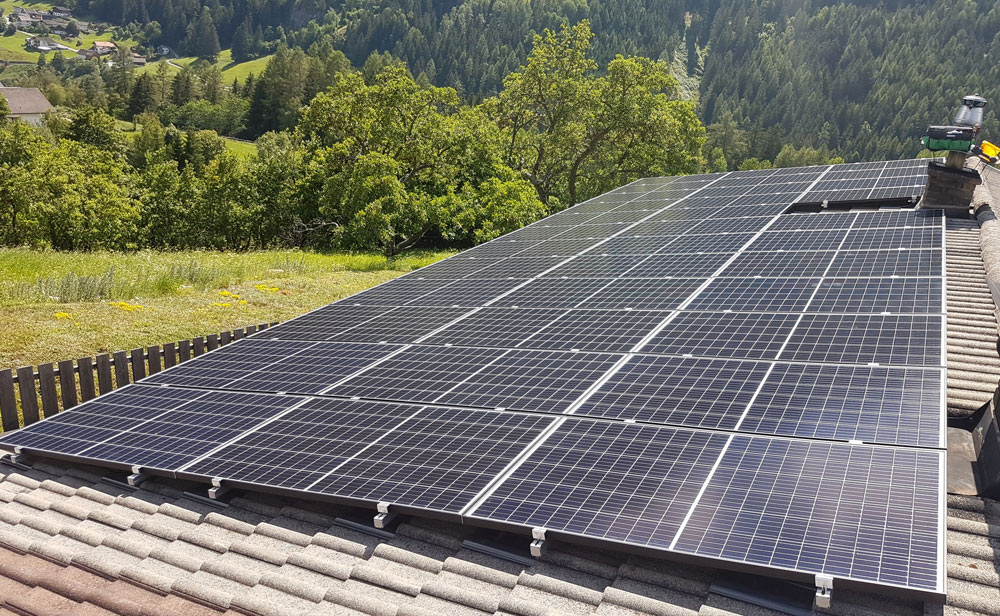Wohnhaus Jerzens Pitztal PV 12kWP