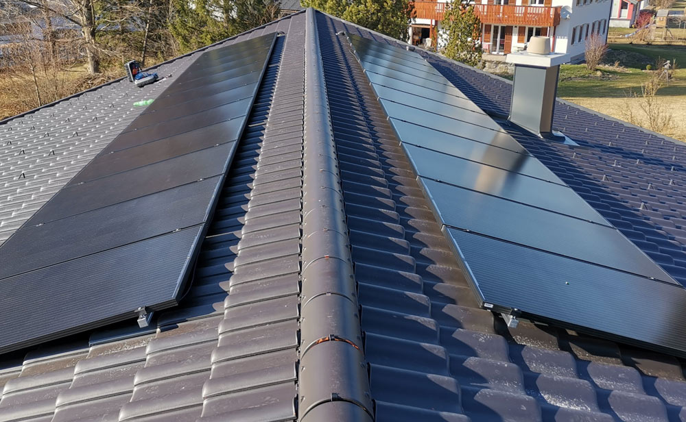 Wohnhaus Lechaschau PV 10kWp + Sonnnebatterie 10kWh