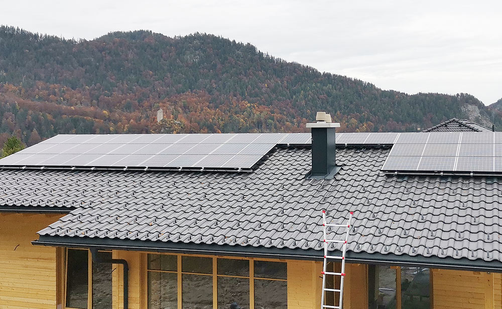 Wohnhaus Vils PV Anlage 7kWp